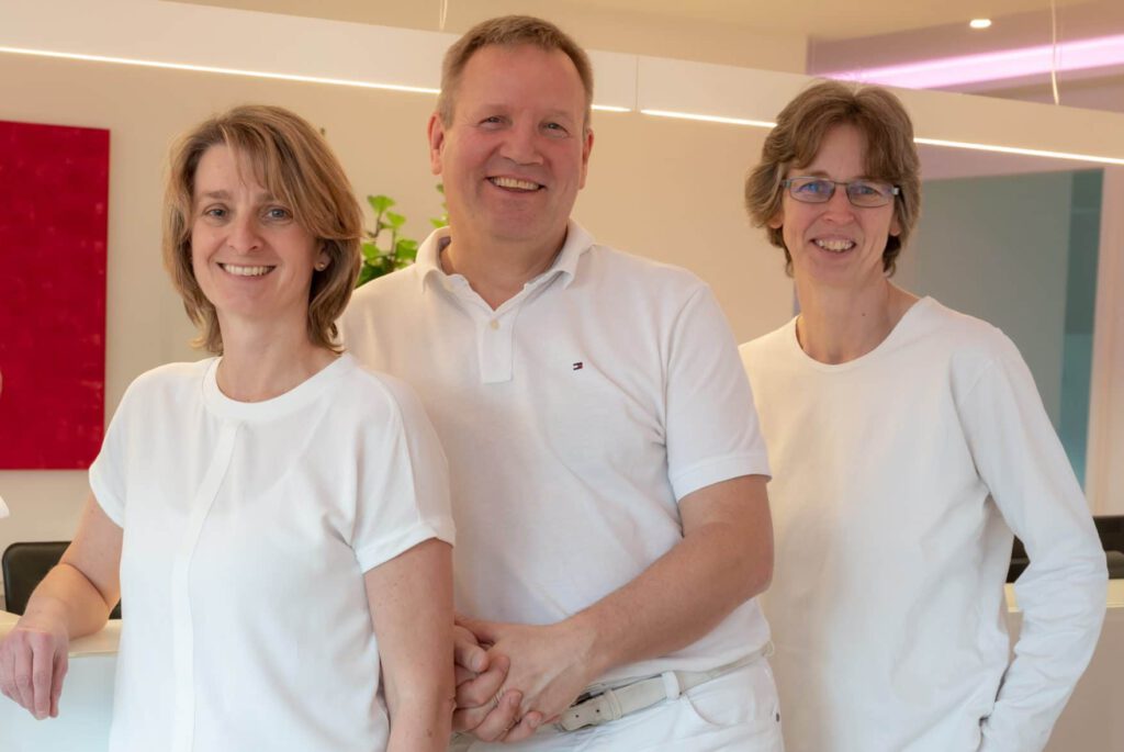 Ärzteteam von mein-gyn an der Anmeldung
